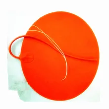 Диаметр 580*1,5 мм Тепло Кровать для 3d принтера Гибкая силиконовая резина подогреватель 220 v 1200 w клей 1 сторона 100 k thermistor1000 свинца