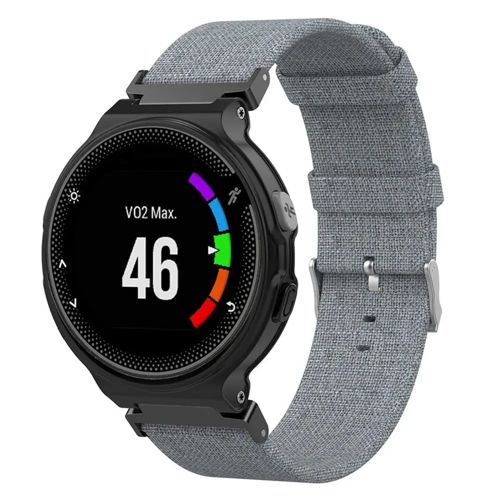 Новинка для Garmin Forerunner 220 230 235 630 620 735 Смарт-часы, Холщовый Спортивный Браслет, ремешок на запястье, аксессуары для наручных часов