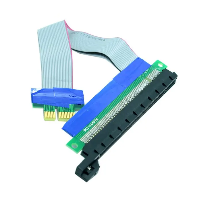 Райзер PCI E pcie Express 1x 16x pci e x1 x16 удлинитель гибкий кабель преобразователь адаптер