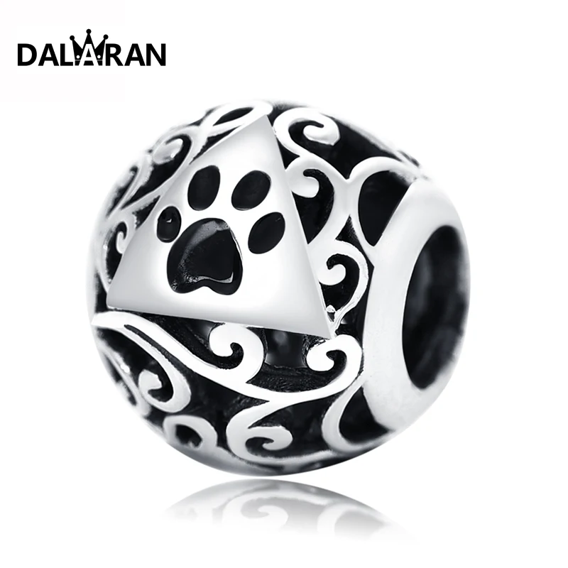 DALARAN Мода 2019 г. серебро 925 ювелирные изделия стерлингового серебра Кошачий коготь полые Бисер для подвески браслет цепочки и ожерелья для