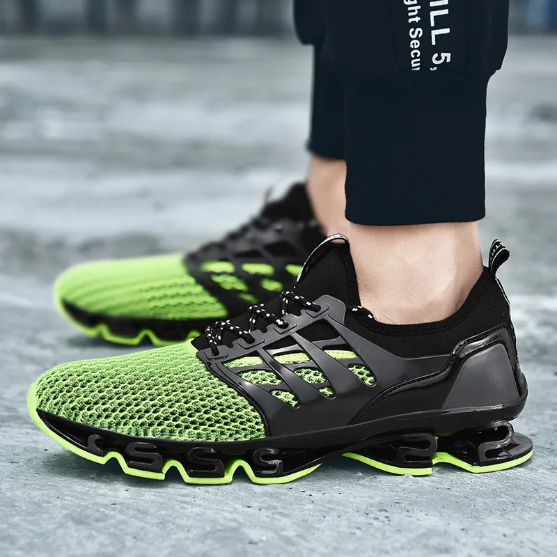 

Trendy famous brand light and comfortable breathable technology mesh men's running shoes unisex wear sports shoes men