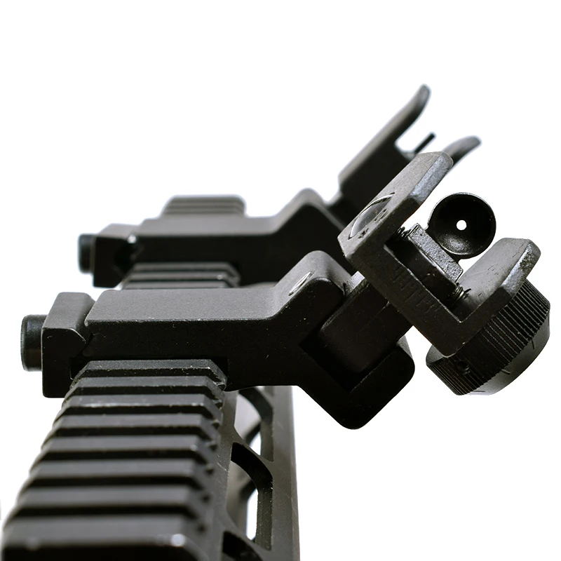 الصيد AR15 الجبهة و الخلفية 45 درجة الانتقال السريع النسخ الاحتياطي البصر الميكانيكية مع 20mm Picatinny السكك الحديدية ل بندقية Riflescope
