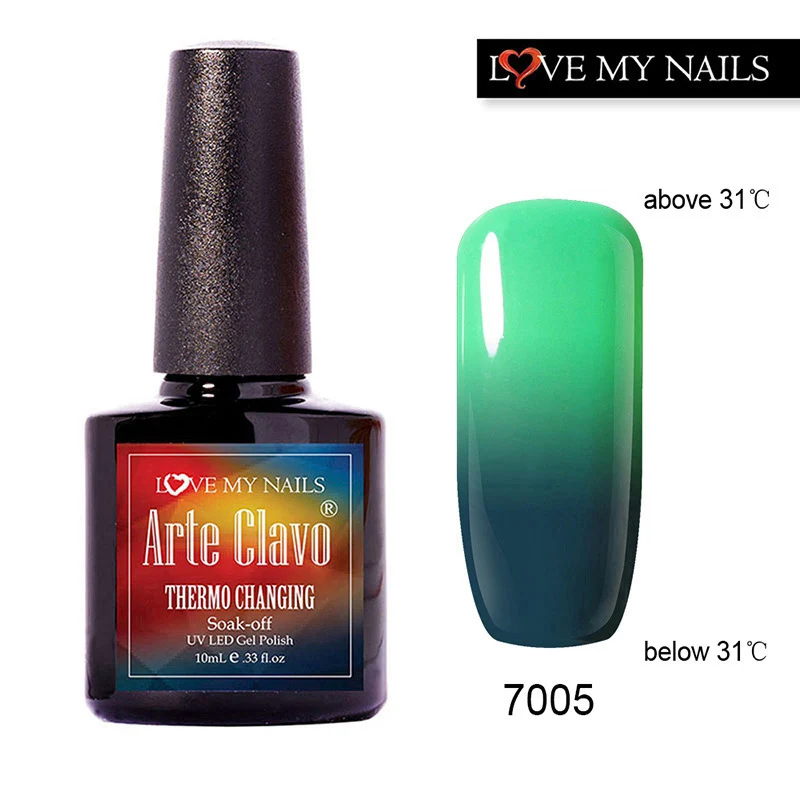 

Popular 10ml Arte Clavo Any 1 Color Temperature Change Gel Polish Professional Nail UV Gel Fashional Led Nail Gel Lacquer