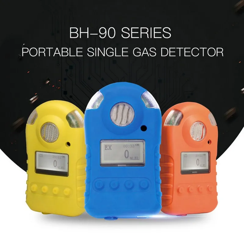 

Portable Single Gas Detector Digital Oxygen Meter LCD Display Gas Tester Rare Gas Sensor Gas Analyzer Meter with Audible Alarm