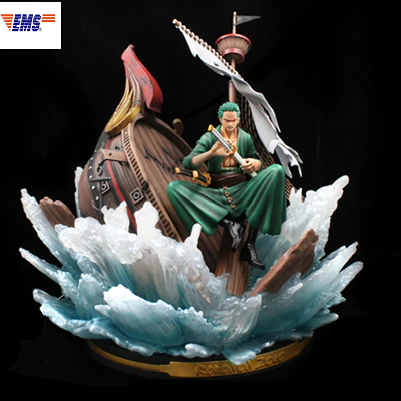 

ONE PIECE Two Years Later The Straw Hat Pirates Roronoa Zoro GK Resin Statue Action Figure Model Toy X645