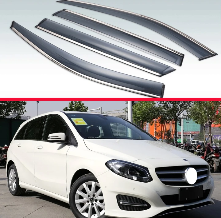 W246 для Mercedes Benz B Class B220 B250 B180 B200 2013 2018 ветровые дефлекторы боковых окон автомобиля
