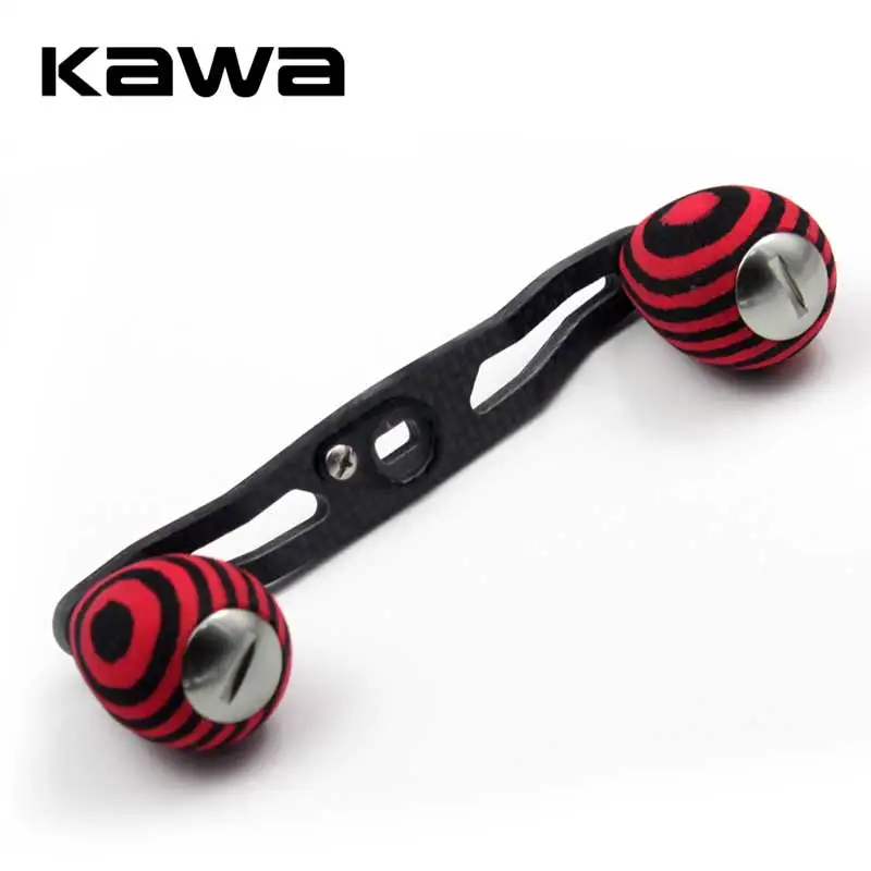

Kawa 2018 Fishing Reel Carbon Fiber Handle with EVA Knob, 8*5 /7*4mm Hole Size, 115mm Length Suit for Abu Shimano and Daiwa Reel