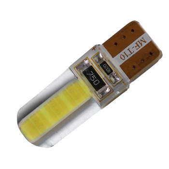 

1pc 12V 3W T10 194 COB LED White Light Wedge Bulb White 6000K Car License Plate Light Lamp ME3L