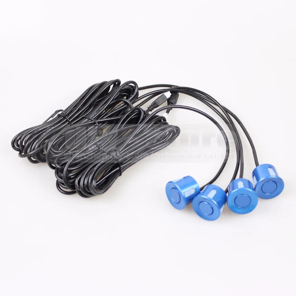 DIYSECUR Wholesale 4pcs Assistance Reversing Radar Rrobe Parking Sensors Black Blue Gray Red White Silver Green Yellow