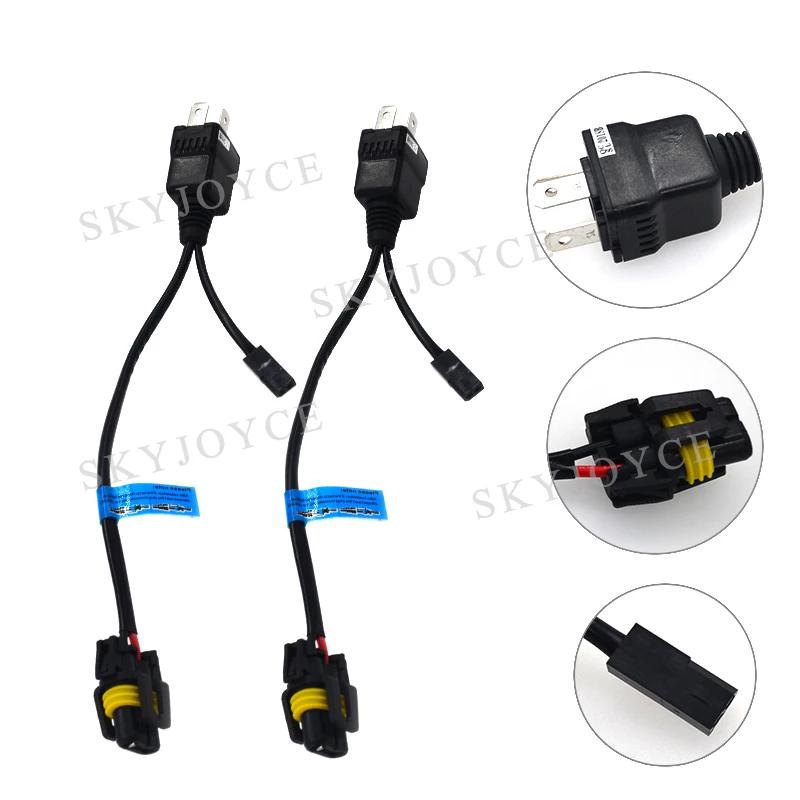SKYJOYCE H4 H/L проводной жгут проводов простой в использовании для 12 35 Вт 55 9003 Hi/Lo