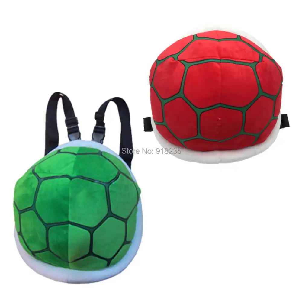 Super Mario Bros Fofo Koopa Troopa Pelúcia Mochila Saco Turtle Shell Travesseiro Boneca
