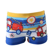 Плавки для маленьких мальчиков купальный костюм с рисунком из мультфильма детские шорты для плавания пляжная одежда для малышей Шорты для бассейна