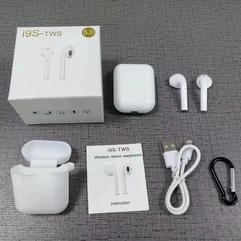 

2019 New i9s TWS Wireless Eearphone Bluetooth5.0 with Charging Box Stereo Earbuds for All Smart Phones