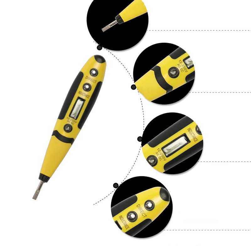 Многофункциональный ЖК-цифровой электрический тестер ручка Мульти-датчик напряжения тестер er детектор тестовая ручка 12-250 В AC DC измерение вольт Detecto
