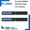 KEMBONA DDR2 800 MHz 4 GB 800D2N6/2G (Kit de 2,2X2 GB de doble canal) PC2-6400 nuevo DIMM memoria Ram para computadora de escritorio ► Foto 1/2