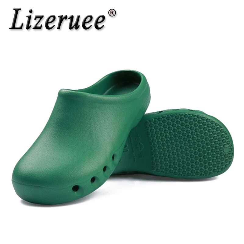 

Lizeruee Men Slippers Nurse Clogs Nursing Slippers Accessories Medical Footwear Orthopedic Shoes Diabetic Clog EVA Light Weight