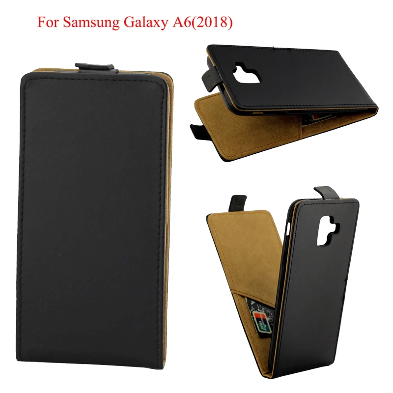 

For Samsung Galaxy A6S Business Genuine Leather Wallet Flip Protector Book Case For Samsung Galaxy A6 2018 Plus A8 Plus 2018