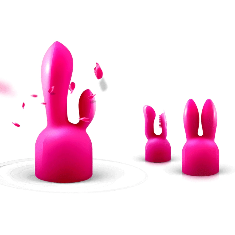 

3 Style Attachment AV Massager AV Vi brator Caps AV Rod Vi brator Accessories Head Caps Sexy Toys