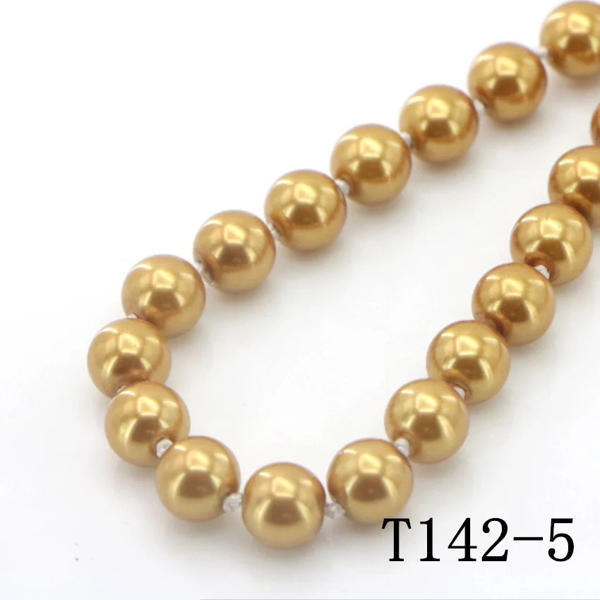 Natural pearl necklace, South China baroque pearl mother's gift jewelry necklace 925 silver pure gold necklace (27)