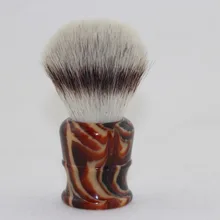 FS-# SYS26-AM33, искусственная PUR-TECH из синтетического волокна Silvertip, кисть для бритья с ручкой из искусственного янтаря, узел 26 мм+ подставка