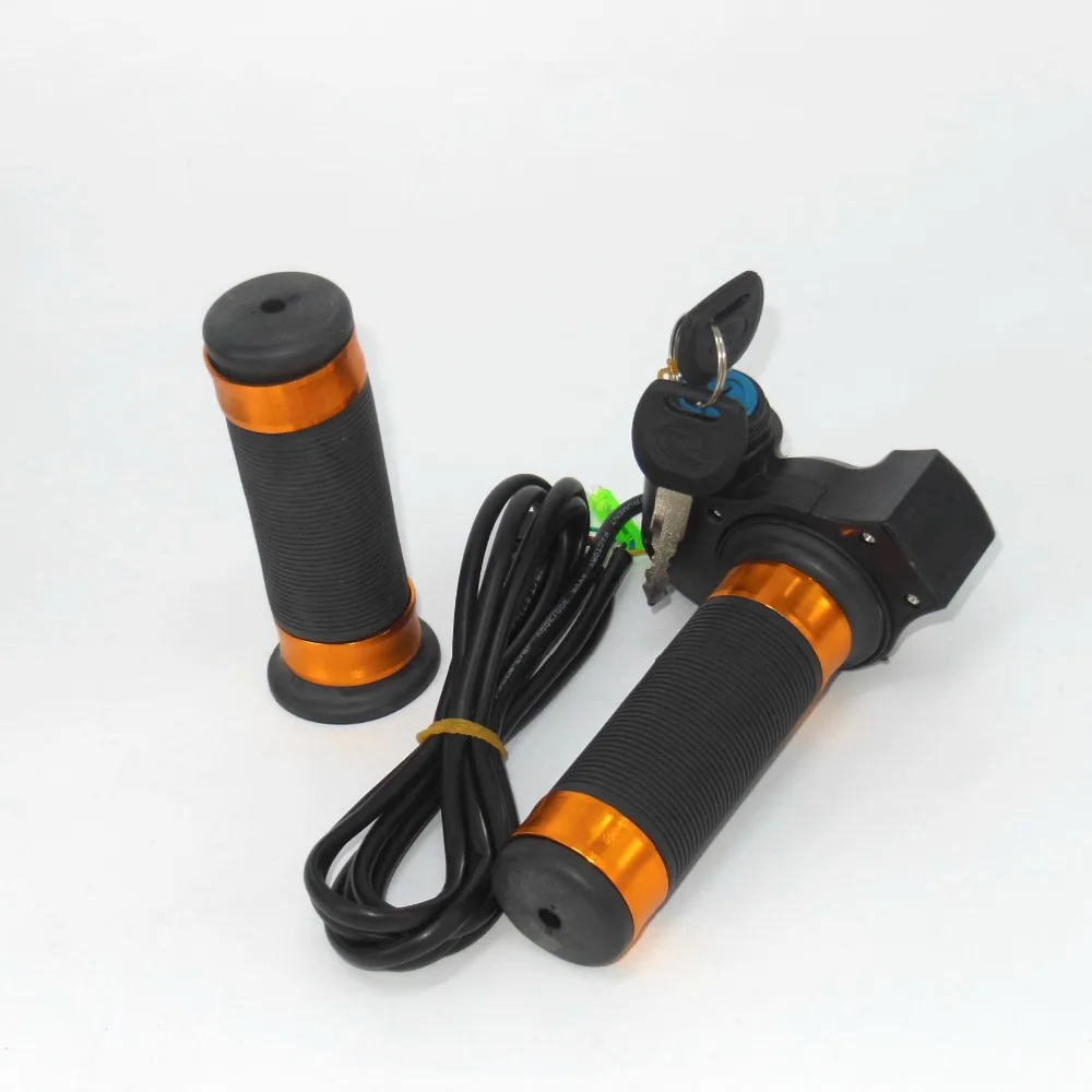 Flash Deal EVFITTING Throttle for electric bike with ignition lock of 12V-84V with voltage display e-scooter Twist Throttle G101 3