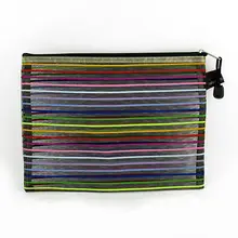 Цветная бумага A5 горизонтальная полосатая папка для файлов