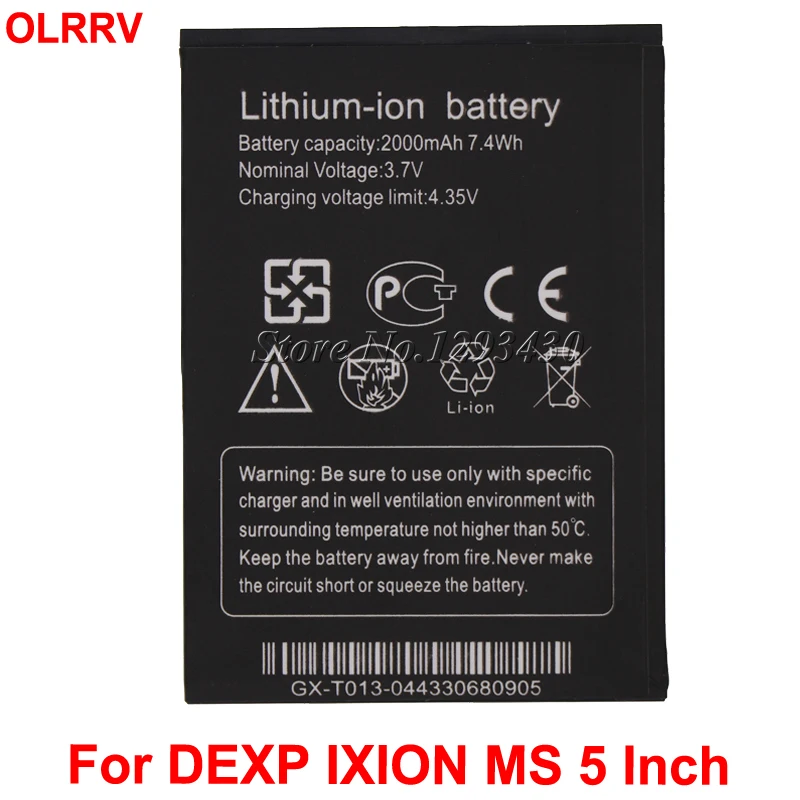 For DEXP IXION MS 5 Inch Battery THL W200 W200S Batterie Bateria AKKU Accumulator 2000mAh | Мобильные телефоны и