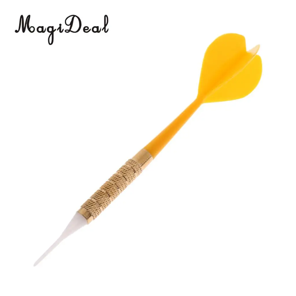 MagiDeal 14 Pcs 14 Grams Plastic Safety Soft Tip Dart for Electronic Soft Dartboard