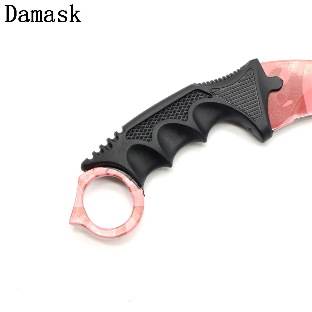 DAMASK Brand Excelent Handmade Hunting Karambit CS GO Counter Strike Never Fade Stainless Steel Knife Fighting Survival Tools DAMASK Brand Excelent Handmade Hunting Karambit CS GO Counter Strike Never Fade Stainless Steel Knife Fighting Survival Tools