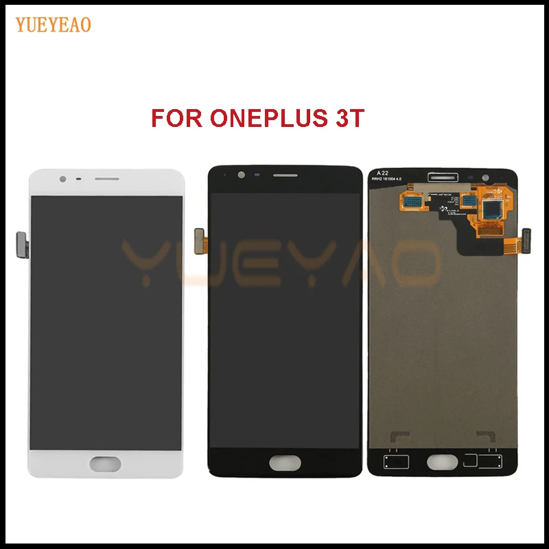 

YUEYAO For Oneplus 3 A3000 A3003 LCD Display Touch Screen Digitizer Assembly With Frame For 5.5" OnePlus 3 LCD Screen