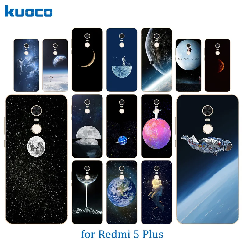 Задняя крышка 5 99 дюйма для Xiaomi Redmi Plus Space World мягкий силиконовый чехол телефона Redmi5