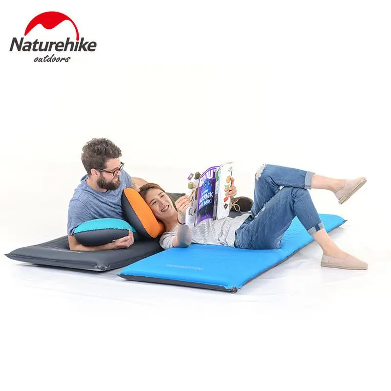 Naturehike Пляжный Коврик Надувной Матрас Кемпинг коврик Сверхлегкий тент складная