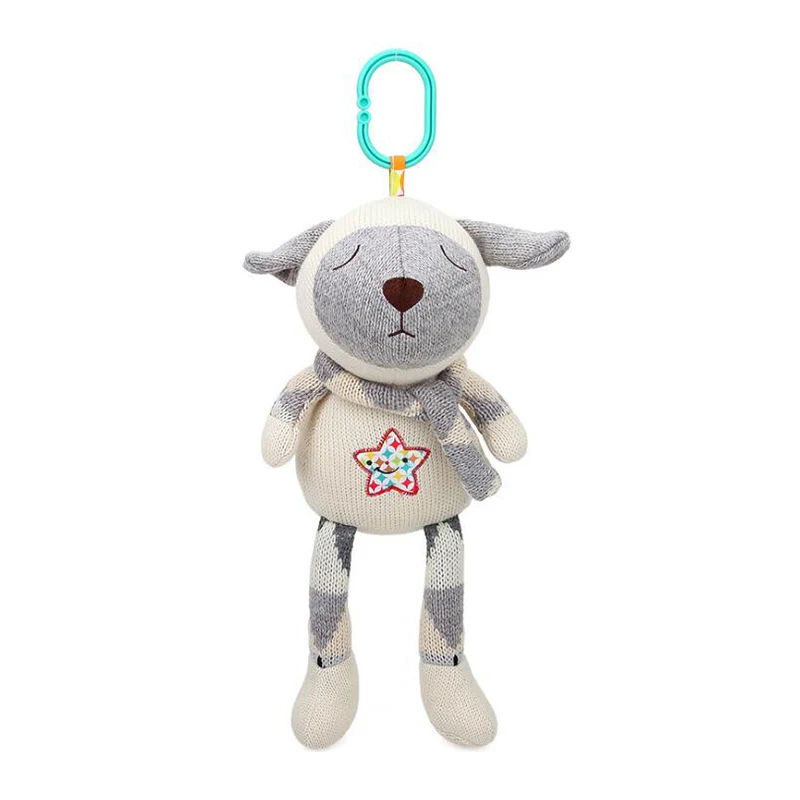 

Baby Appease Doll Infant Accompany Sleep Plush Toys Cute Sheep Hanging Toy Cartoon Animal Stuffed Dolls Stroller Accessories