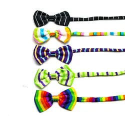 Разноцветный галстук бабочка для детей школьного для выступления оснащенная для маленьких мальчиков девочек товары высокого качества