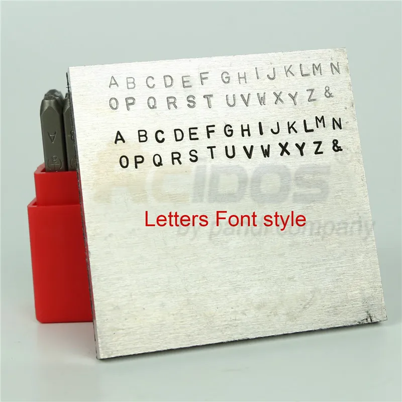 Font, A-Z e A-Z, 27pcs por caixa, 2mm, 2,5mm, 3mm, 4 mm