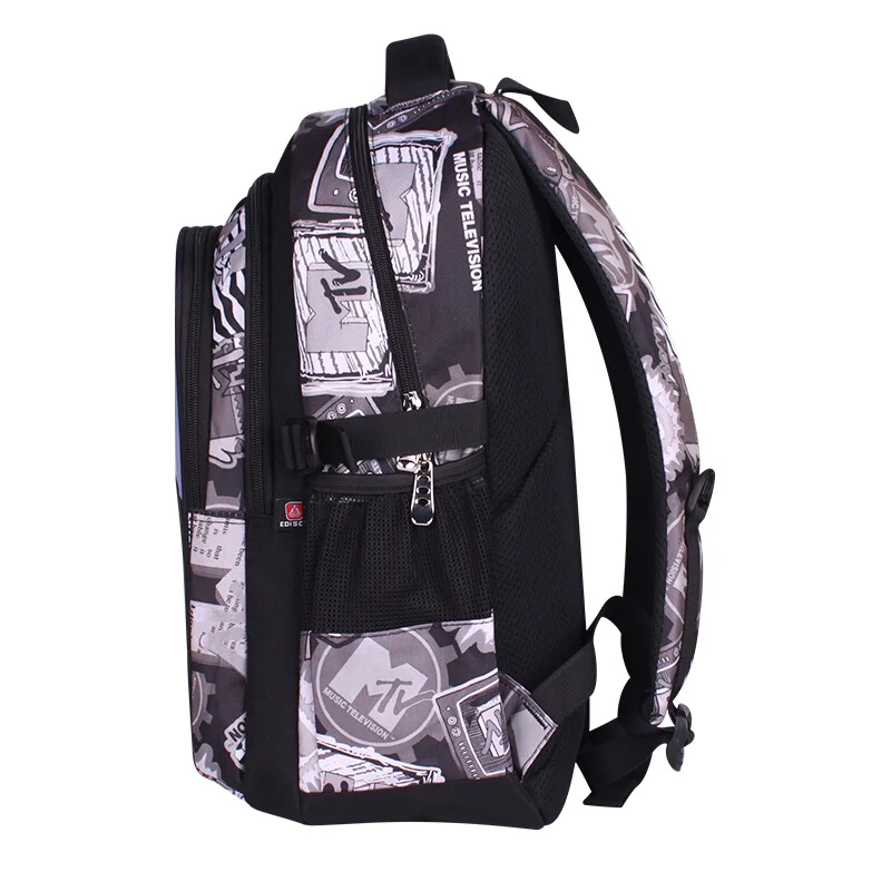 Школьная сумка Эдисона, мужской рюкзак 1-6 класса, серия Marvel, Бэтмен, супер светильник, классная детская школьная сумка