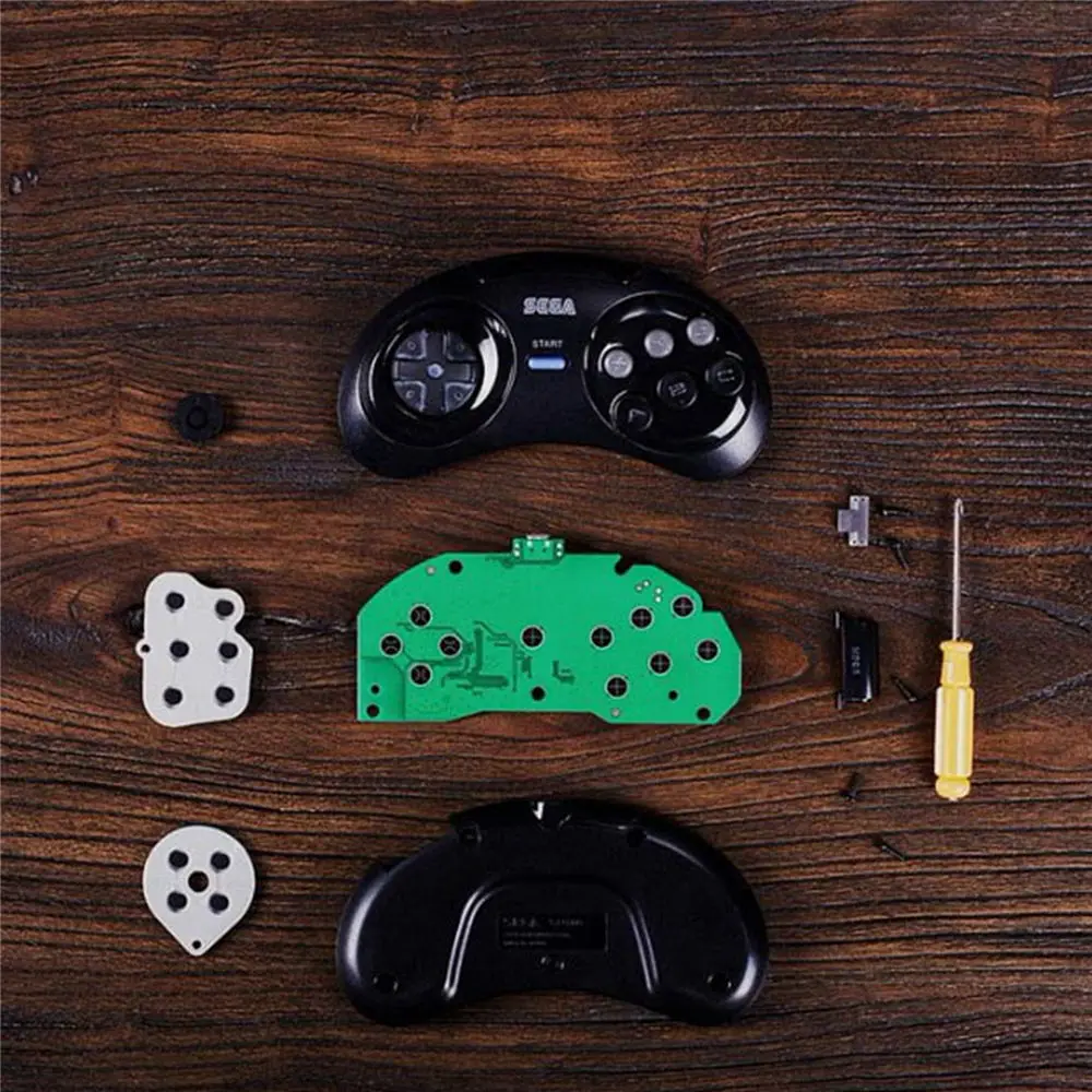 8bitdo мод Bluetooth гарнитура для авто запчасти для sega игры sega Mega Drive контроллер DIY MD геймпад NS для аксессуаров для игровой приставки