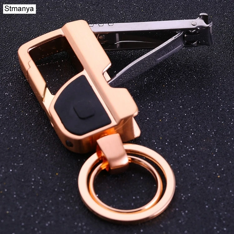 

Top LED Car Key Ring Hot High quality Metal Keychain Women Men Waist hanging Hey Holder Best Gift jewelry K1870
