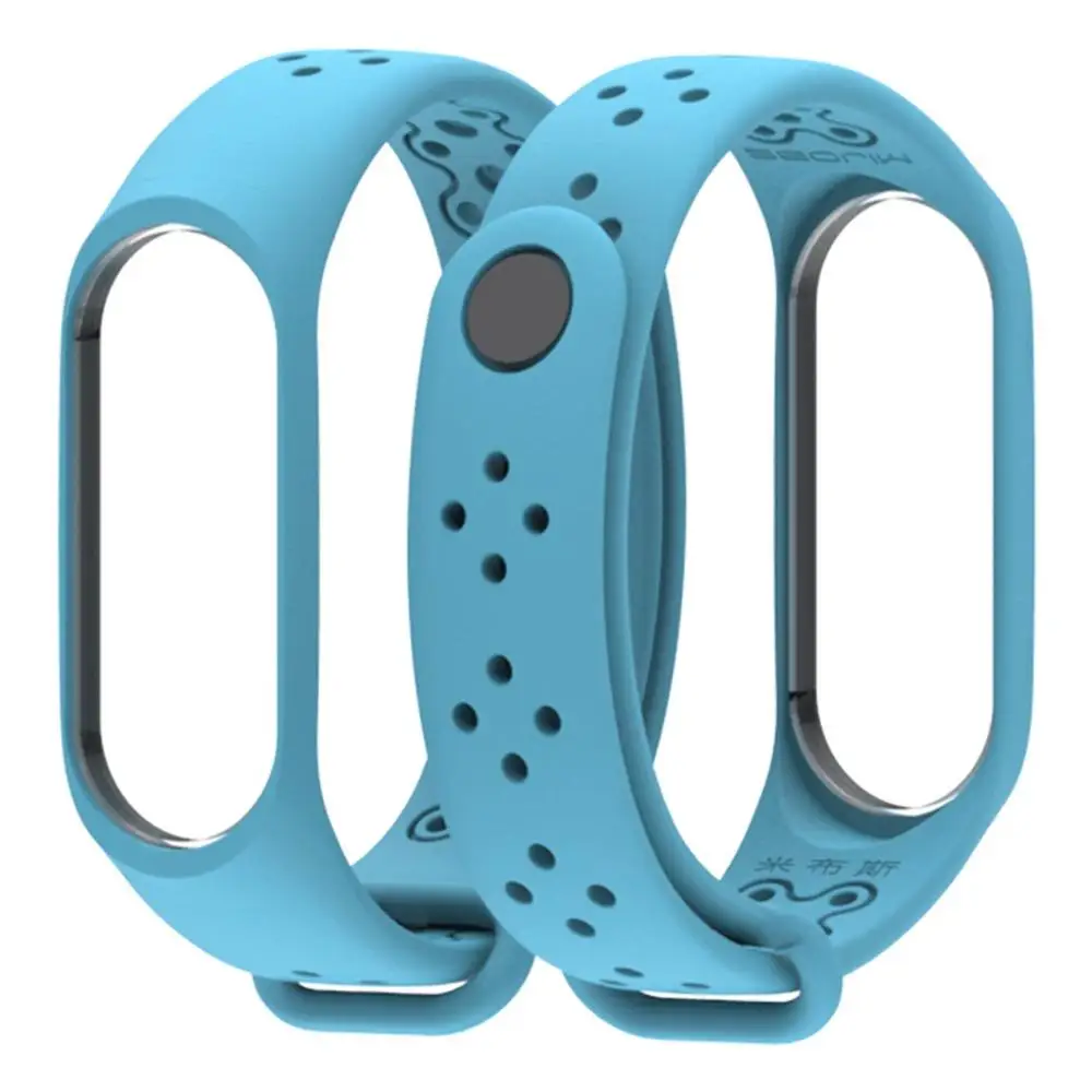 

Sport Silicone Wristband Wrist Strap For Xiao Mi Band 4 with Screen Protector Smart Bracelet Wearable accessories #612
