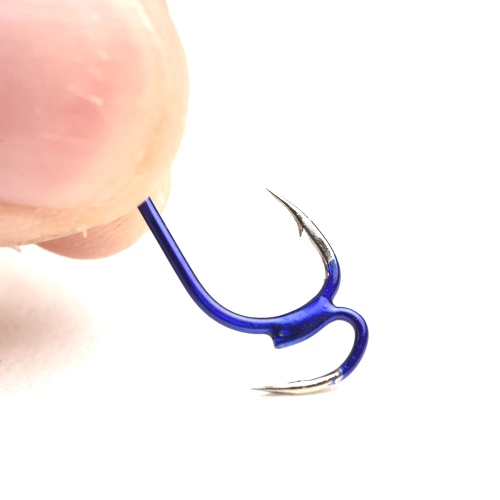 New 10Pcs 1Package High-carbon Steel Two Strength Tip Sharp Fighting Fishing Hook With Barbed Fish Gear For Taiwan Sea Fishing