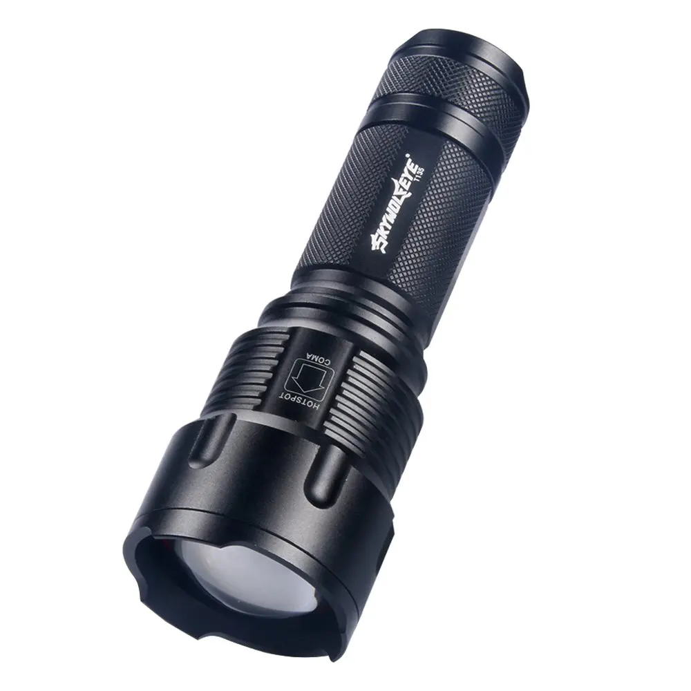 

SKYWOLFEYE 500 Lumens 5 Model T6 LED 18650 Flashlight Torch Lamp Light Telescopic focusing LED glare Outdoor Cycling flashligh