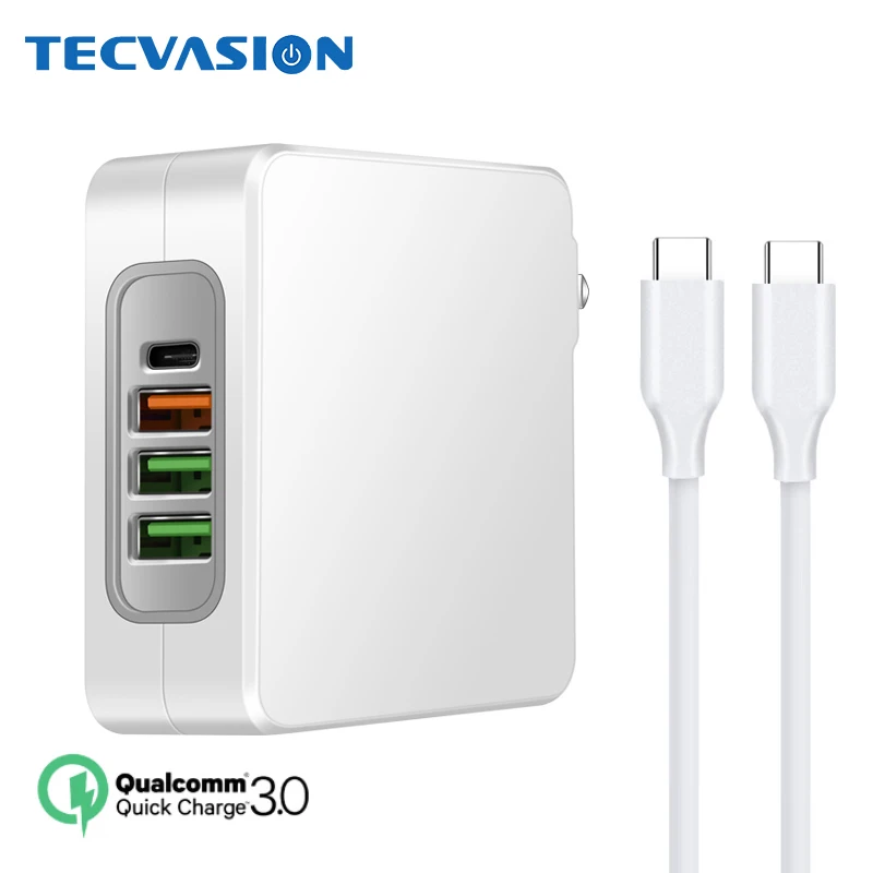 Настенное зарядное устройство для ноутбука 45 Вт 20 в 2 25 А 31 USB C 4 порта Type
