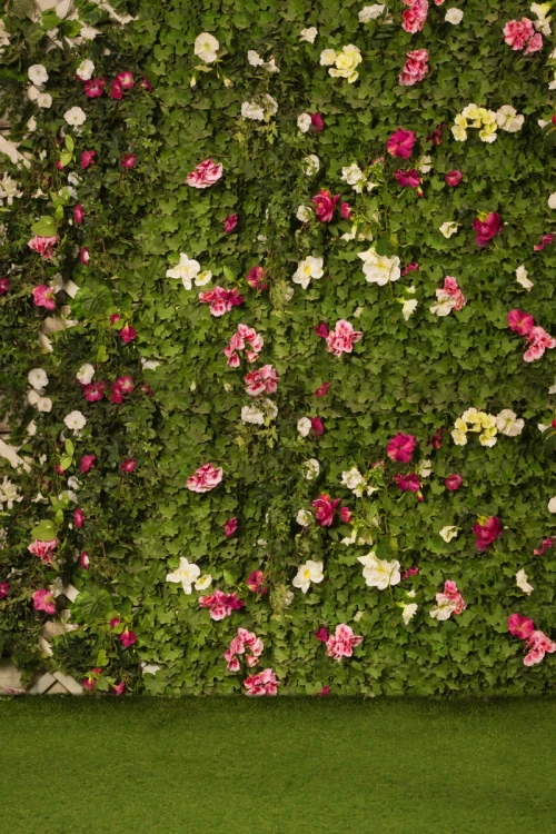 

HUAYI Flowers on the wall Photography Newborn Backdrop XT4349