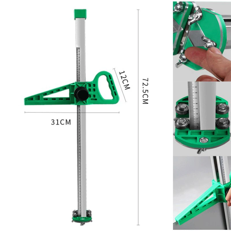 Manual Gypsum Board Cutting Artifact Roller Type Hand Push Drywall Tool Stainless Steel Woodworking board tools|Наборы ручных