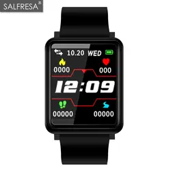 SALFRESA умный Браслет фитнес трекер для мужчин женские спортивные Smartwatch Smart Band крови кислородом крови наручные часы с измерителем давления