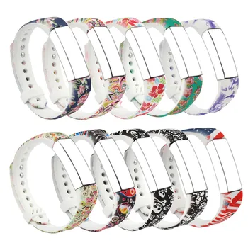 

Bemorcabo For Fitbit Alta Bands,21 Colors Cartoon Graphic DIY Replacement Bracelet Bands with Metal Clasp and Ultathin Fastener