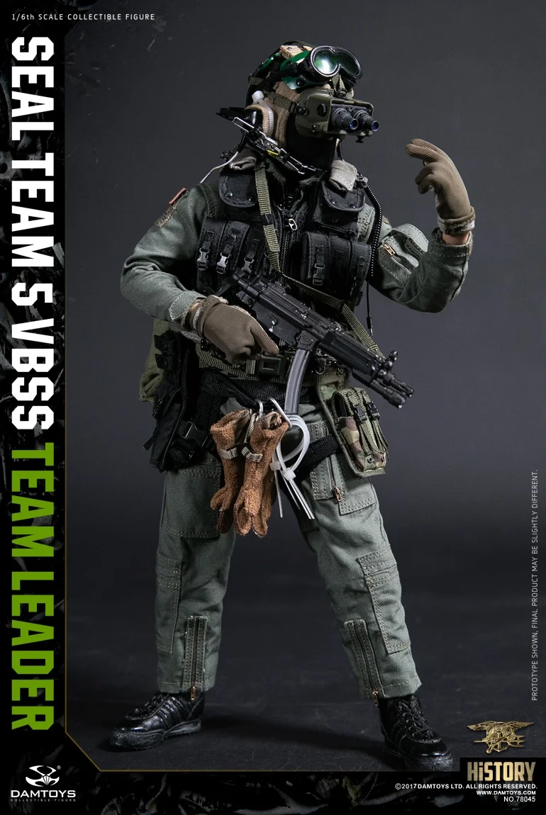 

DAM TOYS 78045 HISTORY SERIES US SEAL TEAM 5 VBSS TEAM LEADER 1/6 Figure