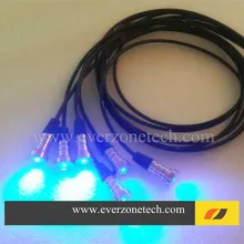 FY-41 серебристого цвета водонепроницаемое волокно-оптическое остроконечное освещение IP68 торцевые фитинги для бассейна