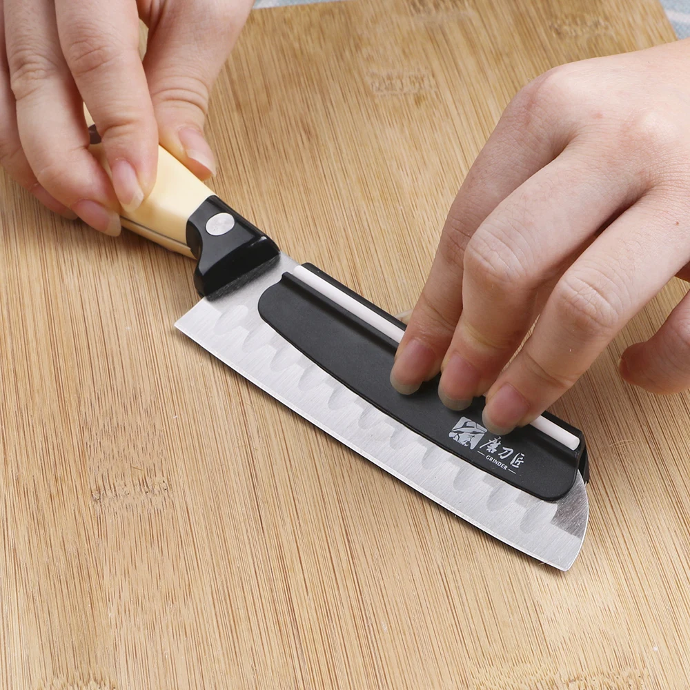 

HILIFE Knife Sharpener Black Durable Angle Guide Gadgets Kitchen Tools For Sharpening Fruit and Vegetable Tools