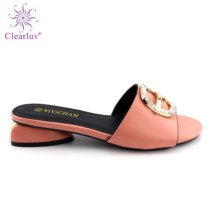 

Summer Sandals Red Color PU Leather Fashion Shoes possible match dinner bag set Free Shipping African Woman Shoes without bag